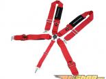 Megan Racing Red 3inch 5 Point Racing Harness