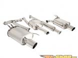Megan Racing OE RS Series Catback Exhaust System with Dual 4inch Stainless Steel Tips Acura TSX 04-08