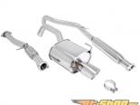 Megan Racing OE RS Series Catback Exhaust System with Single 3.5inch Stainless Rolled Tips Fiat 500 12-15