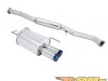 Megan Racing OE RS Series Catback Exhaust System with Dual 3inch Stainless Burnt Tips Infiniti G35 RWD 03-07