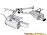 Megan Racing OE RS Series Catback Exhaust System with Dual 4inch Stainless Steel Tips and Removable Silencers Honda S2000 06-09