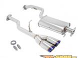 Megan Racing Type 2 Series Catback Exhaust System with Dual Burnt Rolled Tips Scion iQ 12-15