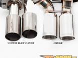 Meisterschaft Shadow Black Chrome 1x120x80mm Single Exhaust Tip