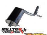 Milltek RH  Silencer Assembly | 6-Speed MANUAL Quad Outlet Audi A4 2.0 TFSI S Line B8 Saloon & Avant 08-13