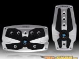 NRG  Automatic Brushed Aluminum Sport Pedal with ׸ Rubber Inserts 