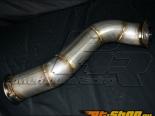 Powerhouse Racing 4.0in  Mandrel Bent Downpipe And Midpipe With Vband Clamps Uncoated Toyota Supra 93-02