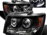    Chevrolet Suburban 07-10 Halo Projector Black: Spyder
