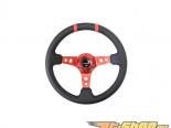 NRG  with  Marking Suede 3inch Deep 350mm Sport Steering  