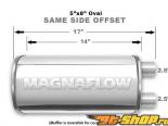 5in.x8in. Oval muffler Offset/Offset Same End