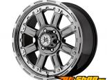  Outlaw Armor 17X8.5 8x165.1 10mm Charcoal  Machined Lip