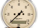 Autometer Antique Beige 3 1/8 Speedometer 120MPH