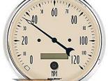 Autometer Antique Beige 5&#34 Programmable Speedometer