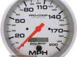 Autometer Ultra Lite 5&#34 Programmable Speedometer 200 MPH