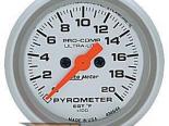 Autometer Ultra Lite 2 1/16 Pyrometer 0-2000 