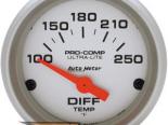 Autometer Ultra Lite 2 1/16 Differential Temperature 