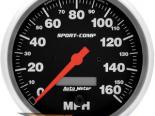 Autometer Sport-Comp 5in. Programmable Speedometer 160MPH