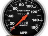 Autometer Sport-Comp 5in. Mechanical Speedometer 160MPH