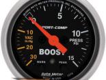 Autometer Sport-Comp 2 1/16 Boost 15 PSI/Vacuum 