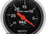 Autometer Sport-Comp 2 1/16 Vacuum 