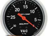 Autometer Sport-Comp 2 5/8 Vacuum 