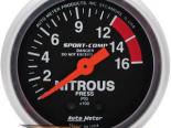 Autometer Sport-Comp 2 1/16 Nitrous Pressure 