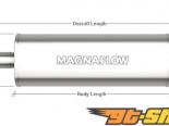   Magnaflow 3.5in.x7in,   2.5in.,   2.5in,  ( 30")