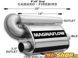   Magnaflow 5in.x8in,  Camaro/Firebird V6,   2.5in.,   2.5in,  ( 21")