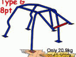 Cusco 8 Point Roll Cage Nissan 180SX S13 91-93 