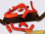 Injen Phantom  -mount Intercooler  w/ Wrinkle  Piping: Subaru WRX 02-05 &amp; STi 04 #20630