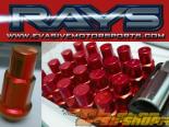 Rays Engineering Lug Nuts (Extended) - Anodized Красный