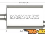   Magnaflow 4in.x9in,   2in.,   2in.,  ( 20")