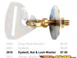 Team Tech    Hardware Eyebolt Nut and Lock Washer