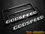 Godspeed Project License Plate Frames x 2 