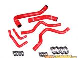 Godspeed Project High Performance 4-PLY Red Radiator&Heater Silicone Hose Kit Mitsubishi Lancer 1.6L|1.8L Manual 97-99