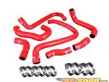 Godspeed Project High Performance 4-PLY Red Radiator&Heater Silicone Hose Kit Lotus Esprit SE|S4|S4S|Sport300|GT3 910 2.2L Turbo 89-99
