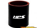 HPS 2.5 Inch (63mm) 4-ply Reinforced Straight Coupler Silicone Hose Чёрный