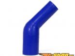 HPS 3.25 to 3.5 Inch (83mm to 89mm) 4-ply Reinforced 45 Degree Elbow Reducer Coupler Silicone Hose Синий