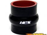 HPS 3 Inch (76mm) 4-ply Reinforced Hump Coupler Silicone Hose x 4 Inch Length Чёрный