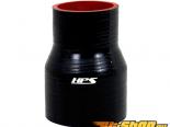 HPS 4.25 to 5 Inch (108mm to 127mm) 4-ply Reinforced Reducer Coupler Silicone Hose 4 Inch Long Чёрный