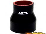 HPS 3 to 3.25 Inch (76mm to 83mm) 4-ply Reinforced Reducer Coupler Silicone Hose 2.25 Inch Long Чёрный