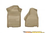 Husky Liners   Floor Liners | Weatherbeater Series Tan Dodge Ram 1500 Quad Cab Pickup One Two 11-14