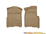Husky Liners   Floor Liners | Weatherbeater Series Tan Ford F-150 Standard Cab Pickup without Manual Transfer Case Shifter 09-14