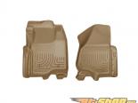 Husky Liners   Floor Liners | Weatherbeater Series Tan Ford F-250 Super Duty Supercab Pickup 11-12