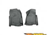 Husky Liners   Floor Liners | Classic  Series Grey Ford F-350 Super Duty Standard Cab Pickup 12-15