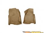 Husky Liners   Floor Liners | Classic  Series Tan Ford F-250 Super Duty Standard Cab Pickup 12-15