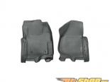 Husky Liners   Floor Liners | Classic  Series Grey Ford F-450 Super Duty Crew Cab Pickup 11-12