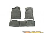 Husky Liners   & 2nd  Floor Liners | Weatherbeater Series Grey Chevrolet Silverado 1500 LT Extended Cab Pickup 2007