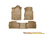 Husky Liners   & 2nd  Floor Liners | Weatherbeater Series Tan Chevrolet Silverado 2500 HD Double Cab Pickup 2015