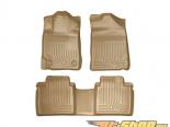 Husky Liners   & 2nd  Floor Liners | Weatherbeater Series Tan Toyota Camry 07-11