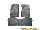 Husky Liners   & 2nd  Floor Liners | Weatherbeater Series Grey Toyota Tundra Crewmax Cab Pickup 12-13